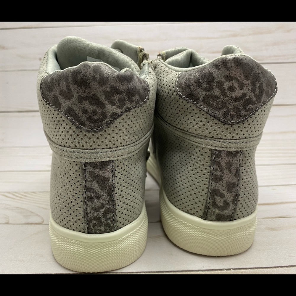 Cheetah Grey High Tops